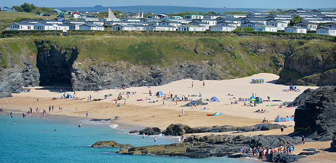  Der Strand von Mother Ivey's Bay