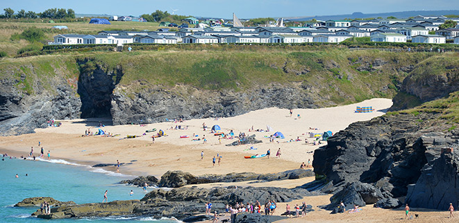 Der Strand von Mother Ivey's Bay