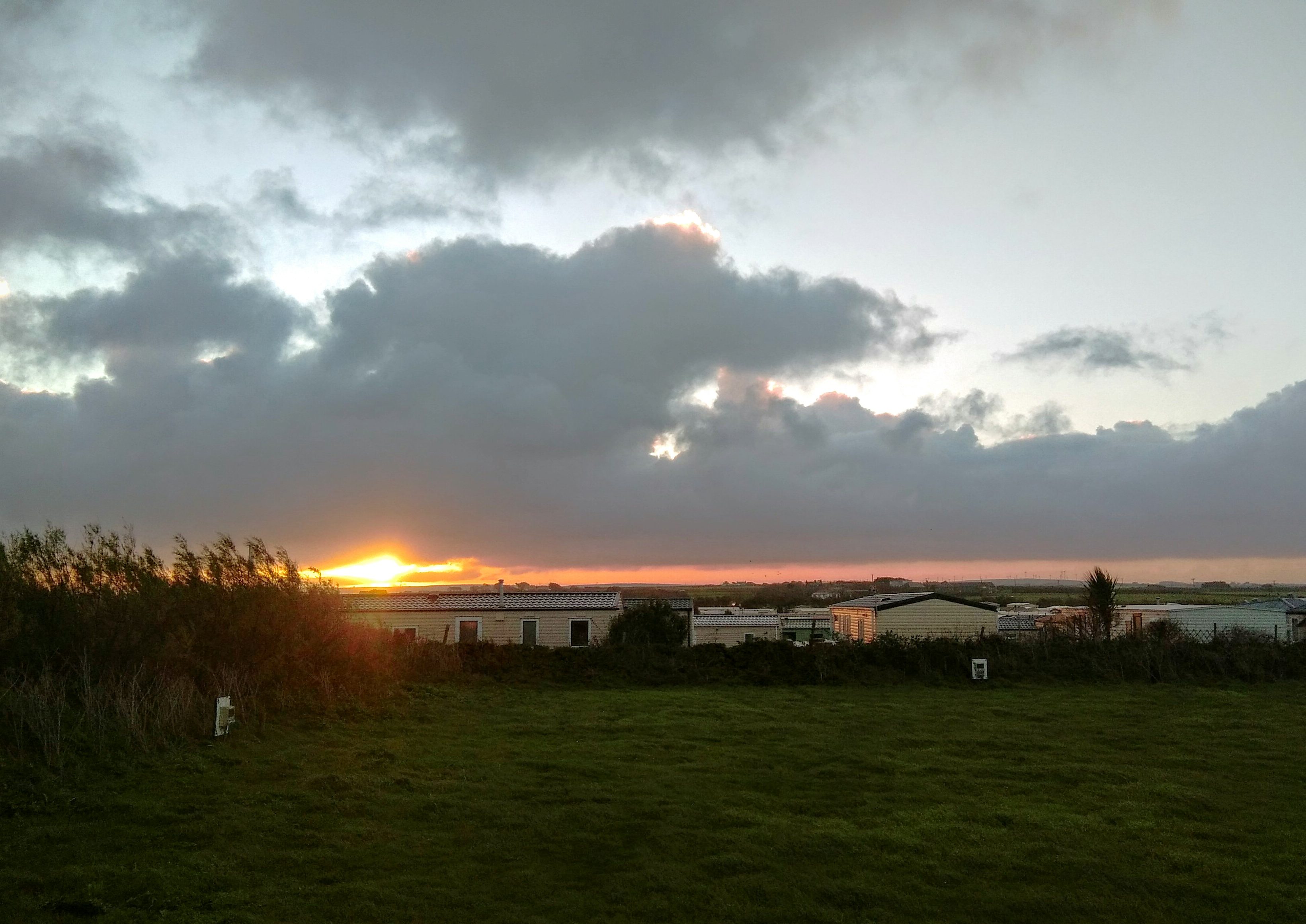 Picture of sunrise over Mother Ivey's Bay Holiday park